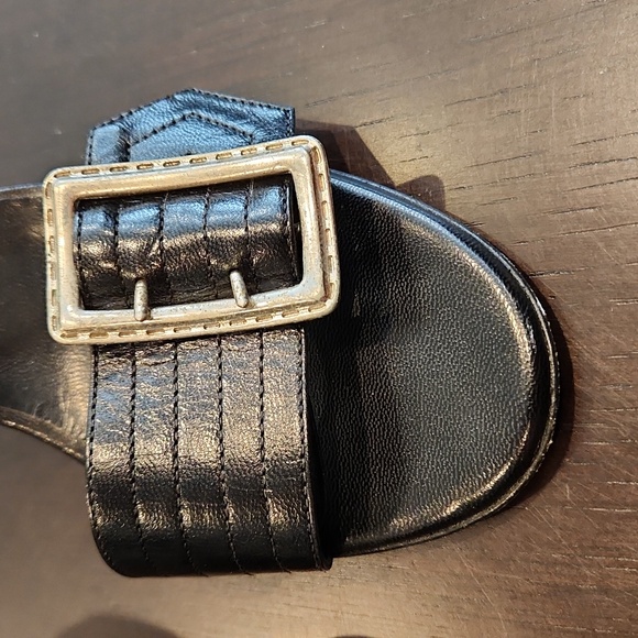 BURBERRY womans slingback heel size 38.5 black, EUC - Picture 13 of 17